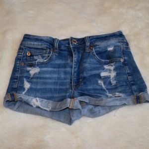 American eagle jean shorts